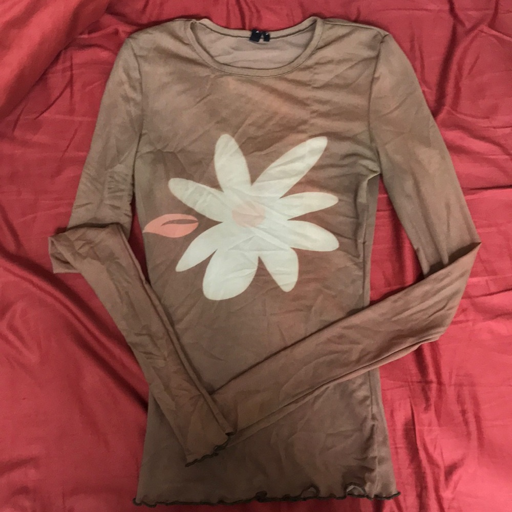 Mesh long sleeve